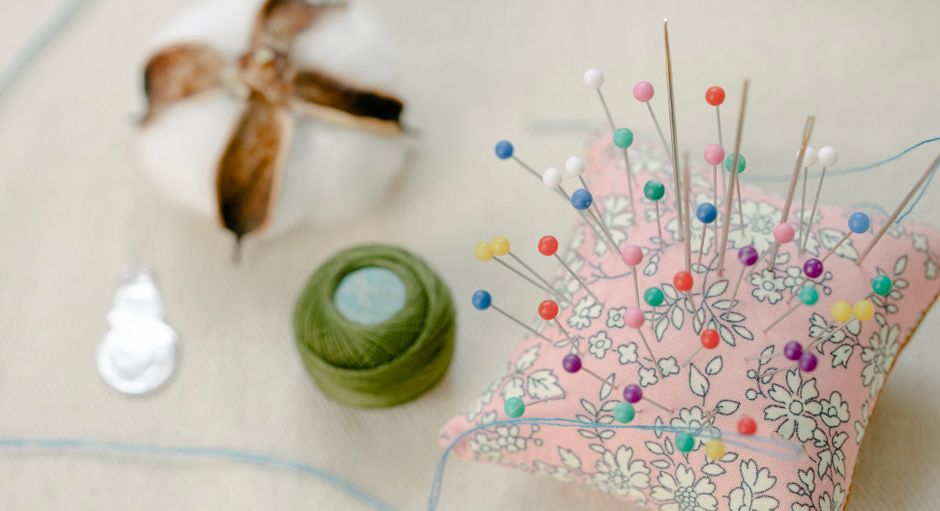 The Joy of Hand-Piecing a Patchwork Pincushion